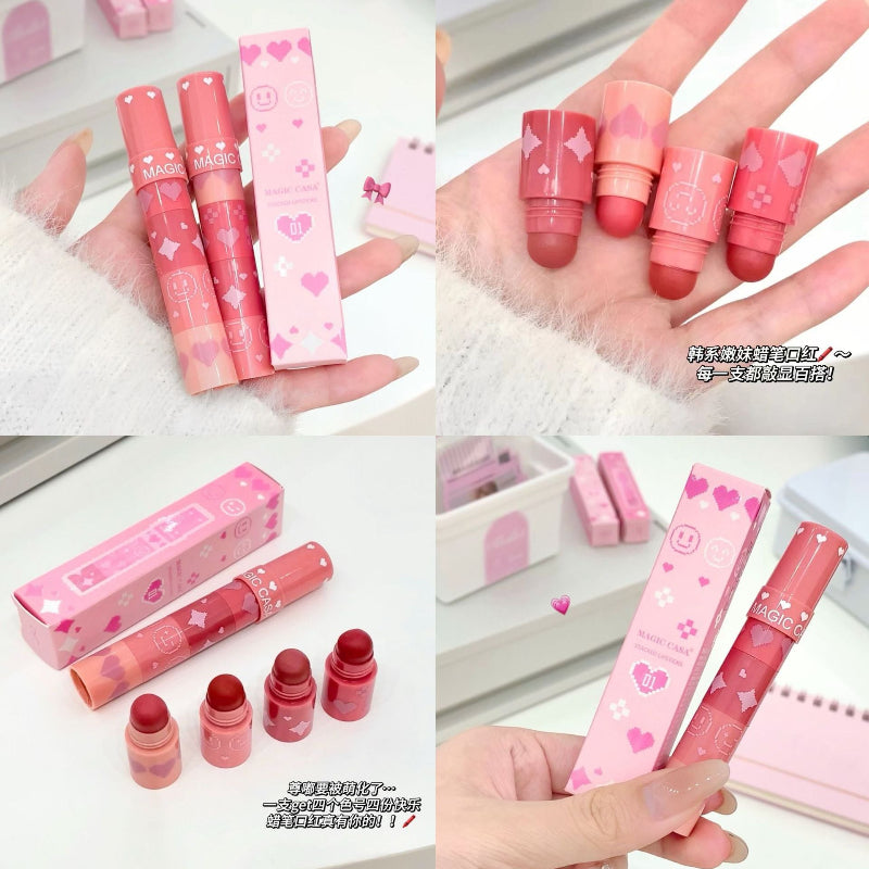 4 Shades Set Soft Mist Velvet Matte Lipstick